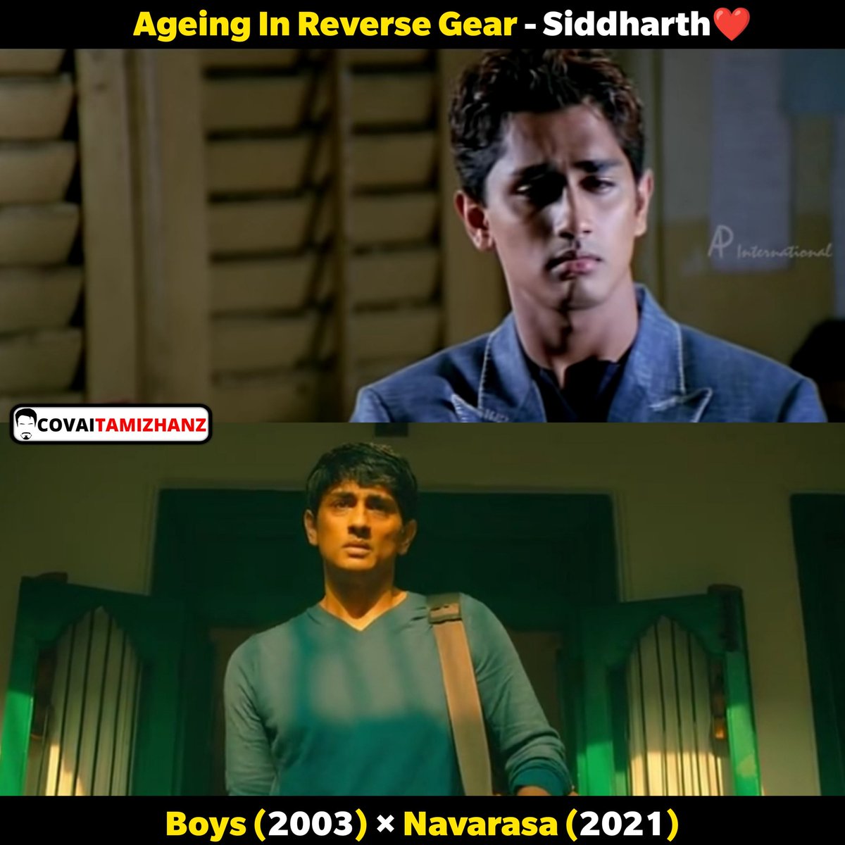 42 years old really? @Actor_Siddharth 
#boys #NavarasaOnNetflix #Navarasa #NavarasaFilms