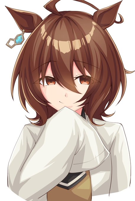 タキオンでお顔の練習
#ウマ娘 