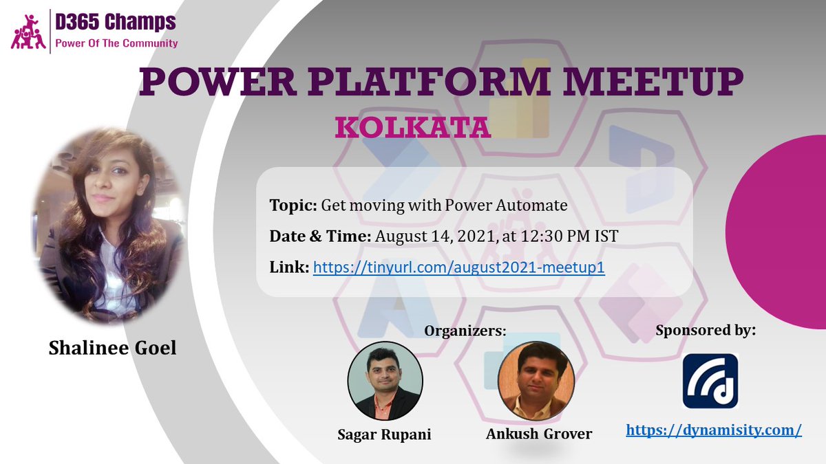 champs_d365's tweet photo. Heard about #PowerAutomate yet?
Bored of doing monotonous work?
Extract the same data daily?
Yes? Join us!

Topic - "Get moving with Power Automate"
When - 14th August 2021 at 12:30 PM IST (UTC +5:30)

#MSTEam link - https://t.co/BPN7WVgiM3

#PowerPlatform #PowerAddicts https://t.co/znzGjxGqWA