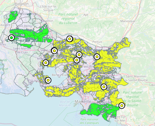 Prefet13's tweet photo. #FeuxDeForêt 🔥
Ce jeudi 12 août, 17 #massifs des #BouchesduRhone sont en #vigilanceJaune 🟡
❌Pas de #feu 🔥
❌Pas de #mégot 🚭
#Restezprudents https://t.co/x7oxgxXzXZ