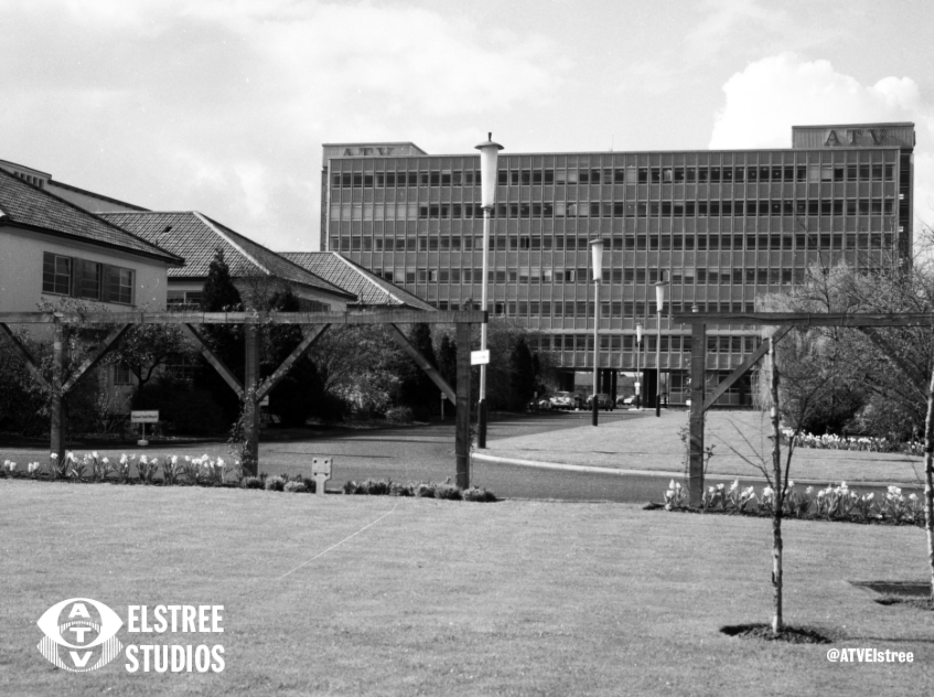 ATVElstree's tweet image. A view of Neptune House ATV Elstree&apos;s main office block. The picture taken from &apos;Lew Grade Gardens&apos;. The tower has been used as the backdrop to shows such as Emergency Ward 10, General Hospital, UFO and currently Holby City. (And several other series too). #ATVElstree #BBCElstree