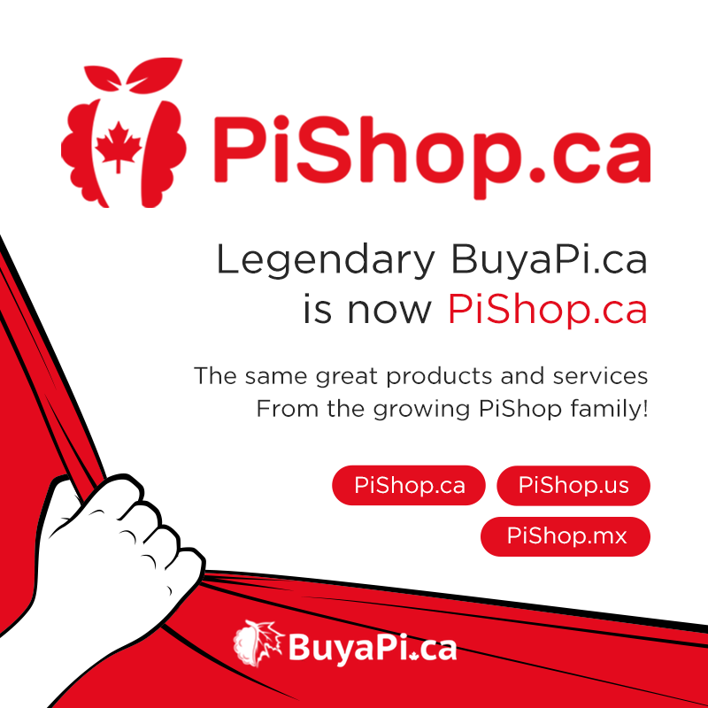 Big Announcement!

BuyaPi.ca is joining the PiShop Family. BuyaPi.ca is changing it's name to PiShop.ca!

#buyapi #pishop #rpi #raspberrypi #learntocode #arduino #maker #diy #announcement