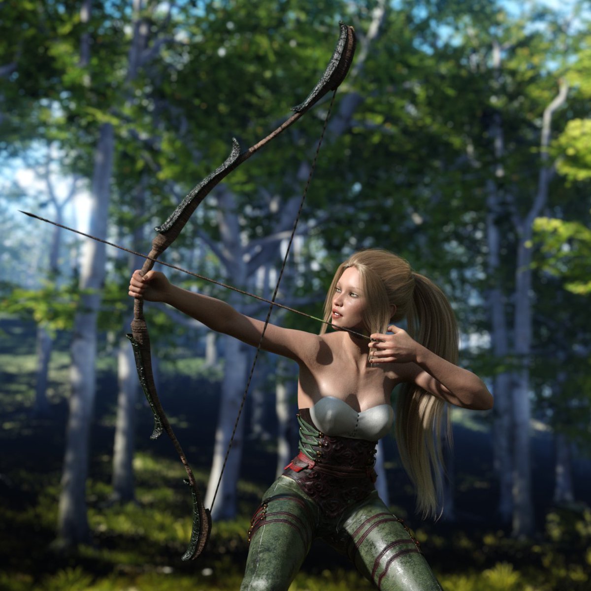 Discover Mathilda, a bow specialist. Well, almost... ^^'
Please like, if you want her to improve :-)
From SnowStorm AVN
patreon.com/posts/snowstor…
#archery #bow #3dcg #3DModel #3dart #visualnovel #indiegame