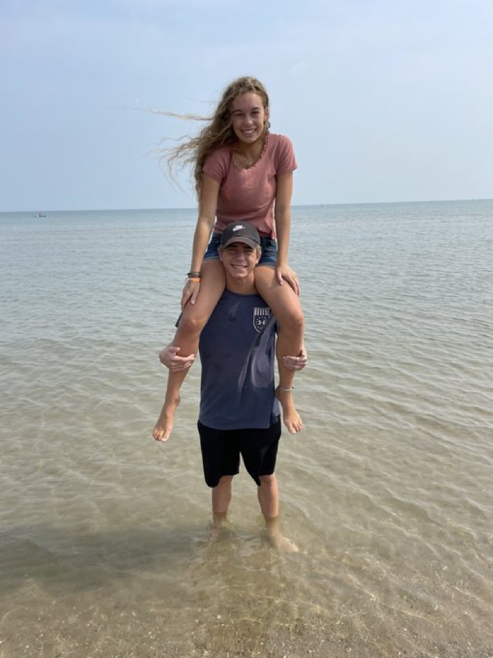 BW_SwimDive's tweet photo. What did you do this summer? Senior Mady Bartlett and Freshman Ryan Bartlett went to Chicago for his Zone Championship Swim Meet! For Mady- it was really fun getting to see and do things that we can’t in Nebraska and getting to see Ryan swim! #WelcomeBack #Welcomefreshman https://t.co/6VoX0uHK11