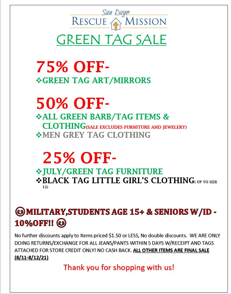 GREEN TAG ITEM SALE!!! #clothing  #thriftstore #vintage #antiques #Retro #toys #furniture #thrifting #supportlocalbusiness #nonprofits