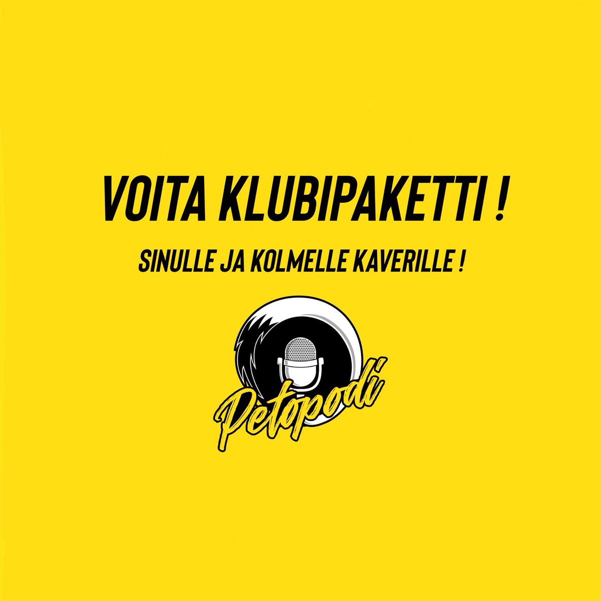 petopodi's tweet photo. Laitetaan kolme kappaletta klubipaketteja Kärppien Liigakauden kotiavaukseen, sinulle ja kolmelle kaverille!  

Näin olet mukana:
🔁 + ❤️

Kisa käynnissä myös Instagramin puolella, paketit arvotaan 21.8.

#Kärpät #Liiga #JYPliiga https://t.co/WojPSN2OnI