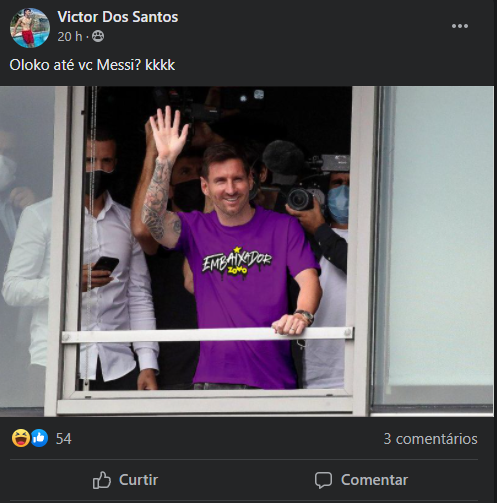 Invejosos dirão que é montagem 🙄 #embaixadorZomo #MessidaZomo #MessintindoEmbaixador