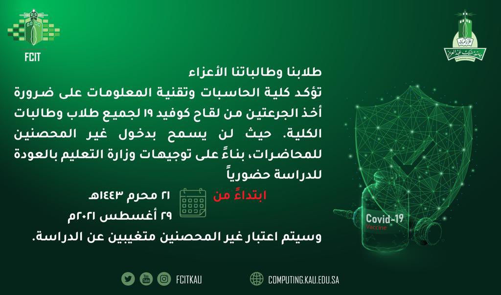 كلية الحاسبات FCIT# tweet media