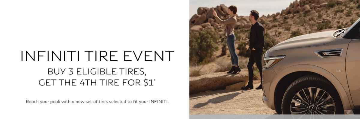 Fall savings are here! Now through the end of October buy 3 eligible tires and get the 4th for $1. Hurry in to take advantage of these savings!

Learn More: bit.ly/3yEw7ur