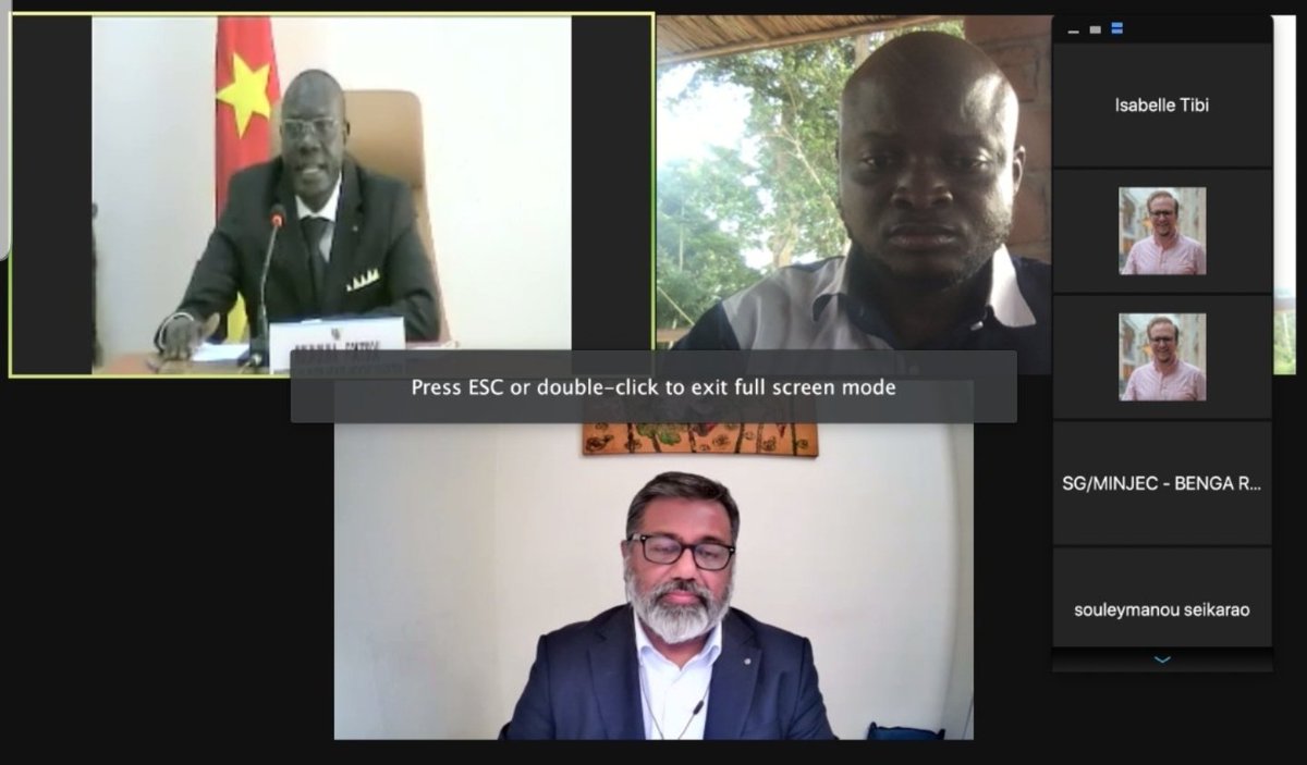 achaleke1's tweet image. It was a pleasure speaking alongside @MFoutsou Minister of Youth Affairs &amp;amp; Civic Educ 🇨🇲 during the #IntimateTalks on the Youth Peace &amp;amp; Security Fund @YPSfund &quot;Young people cant build lasting peace without funding &amp;amp; support&quot; 🇨🇲 @CanadaCameroon @SZKhaled @ChrisDennysUK @UN @SFCG_