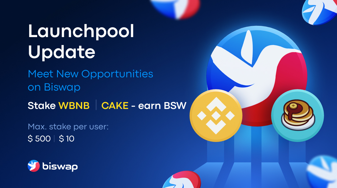 Biswap_Dex's tweet photo. 💥New BSW Launchpools on Biswap!💥
    Stake #WBNB, #CAKE - Earn BSW!

Pop up your wallet with #BSW:

🔥Stake WBNB - Earn BSW
🔥Stake CAKE - Earn BSW

👉 https://t.co/3Wmh6vZ4iw

Experience two WBNB, CAKE Launchpools with $500 and $10 in WBNB/CAKE max stakes per user.

#DEX #DeFi https://t.co/dI0Js9Jou3