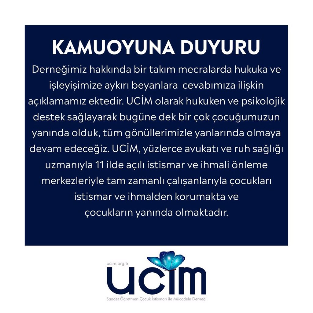 Dernek olarak müdahillik talebimizin kabul edildiği veya edilmediği tüm davalarda yer almaktayız ANCAK Çocukların unutulma haklarını elinden alan her türlü kurum, kuruluş, kişilere ilişkin hukuki yaptırım ve şikayet hakkımızı kullanacağız.