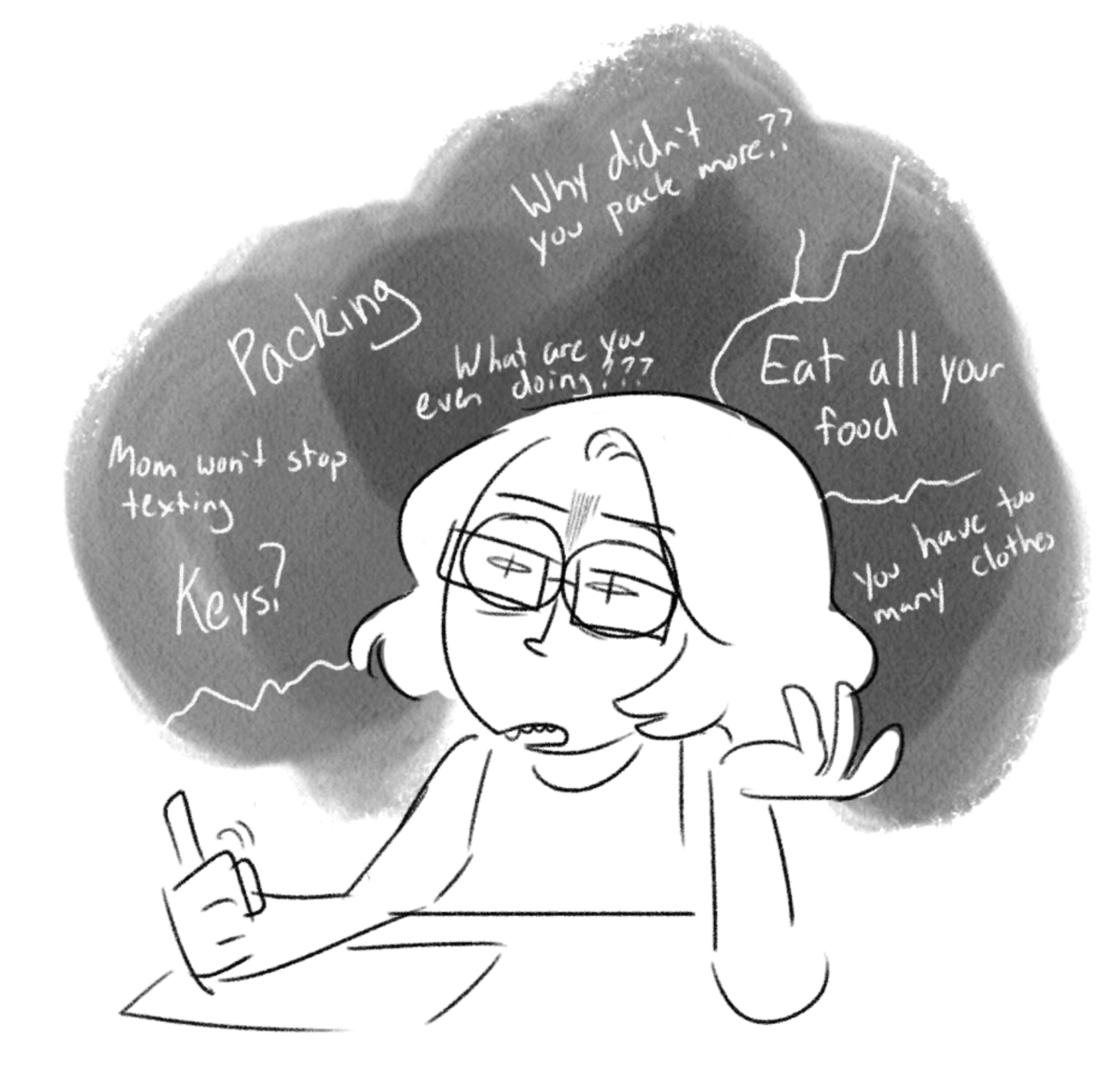 My desktop is an embarrassing unorganized mess of screencaps, some of which are self portraits of my moods. Here's a collection of those ranging from the years 2017-present with no context 