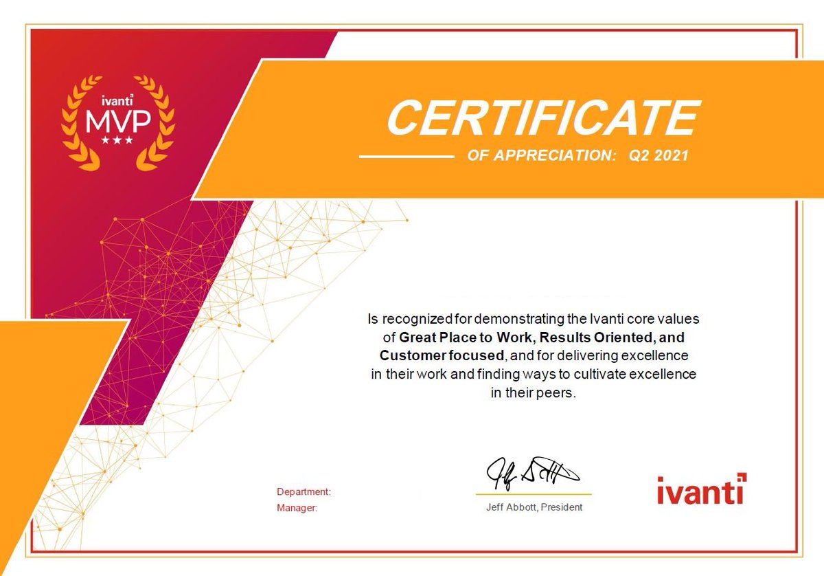guyrleech's tweet photo. I guess @Microsoft didn't trademark the MVP name π
PS. It's not my certificate although I have some old #AppSense ones somewhere gathering dust
@GoIvanti #mvpbuzz https://t.co/dm7X4flQb7