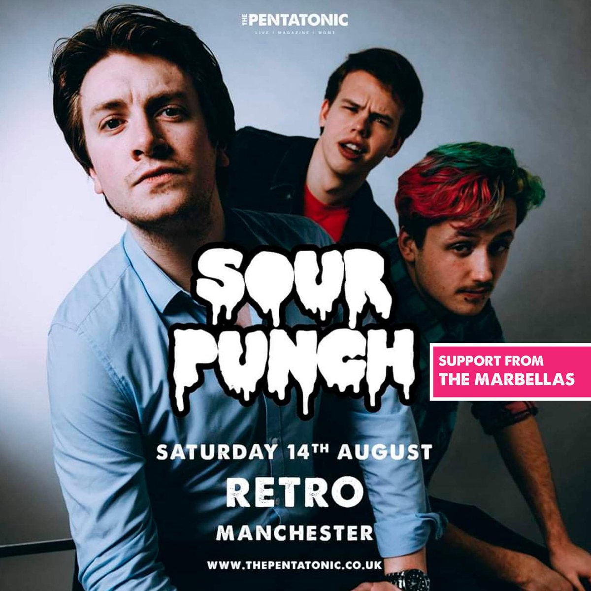 The Pentatonic (@the_pentatonic) on Twitter photo Looking forward to this on Saturday with <a href="/sourpunchband/">Sour Punch</a> and <a href="/marbellasband/">The Marbellas</a>
Tickets: thepentatonic.co.uk/tc-events/sour… Looking forward to this on Saturday with <a href="/sourpunchband/">Sour Punch</a> and <a href="/marbellasband/">The Marbellas</a>
Tickets: thepentatonic.co.uk/tc-events/sour…
