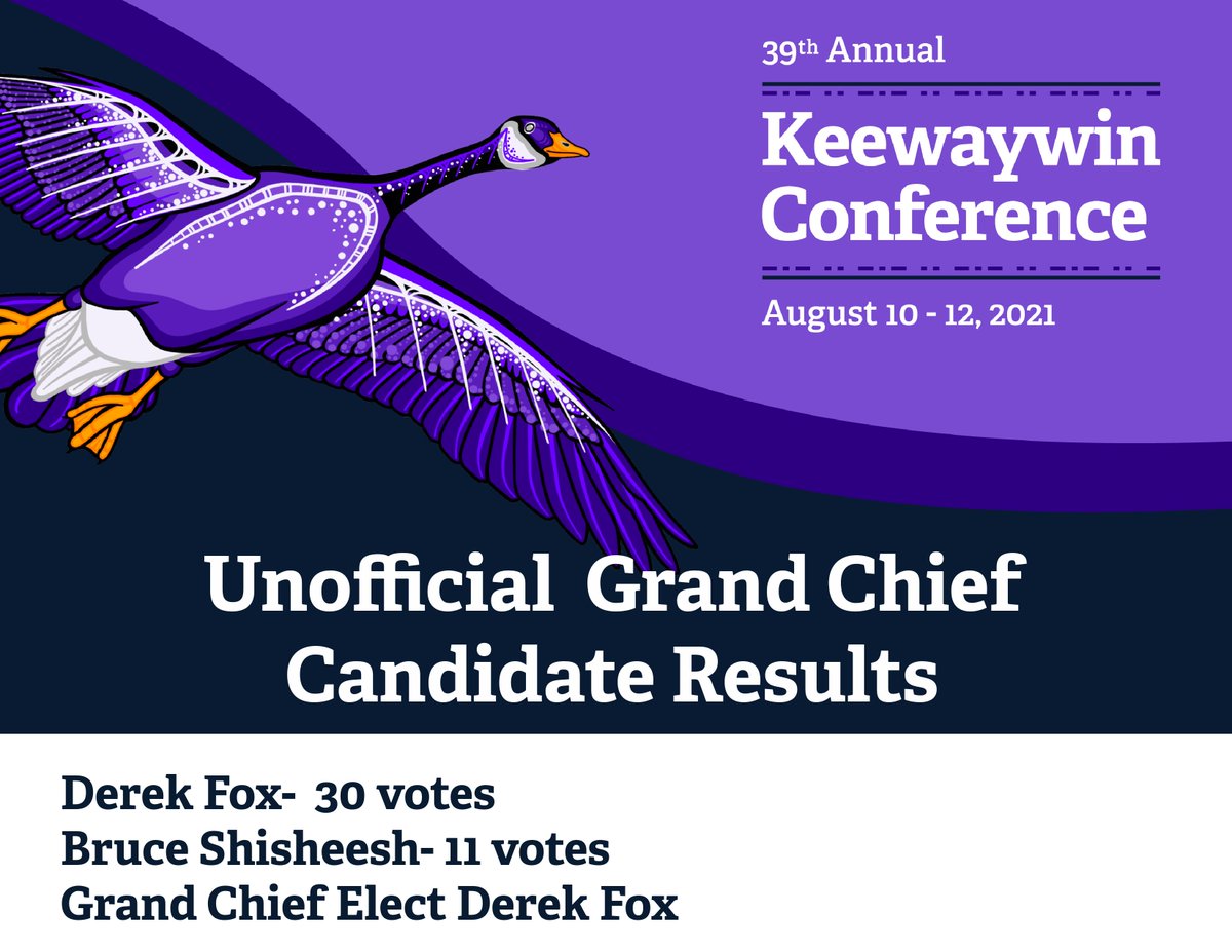 NAN Grand Chief Unofficial Results