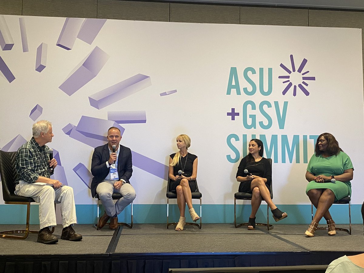 DocAssisi's tweet image. Yes!  Injecting science into the art of relationship building. “Relationships catalyze learning”
Rockstar panel: @Distinctive_Edu @Turnaround @GradientLrn @leapinchicago facilitated by the amazing @andrewcalkins #asugsvsummit #relationships #science