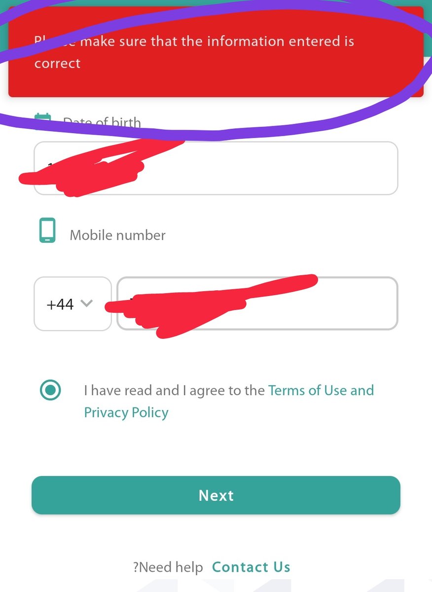 Beeruuuu's tweet photo. @TawakkalnaApp Hello, I'm trying to sign up to the app but this message appears. I'll be visiting soon on Tourist visa. https://t.co/t5k6CvgyET