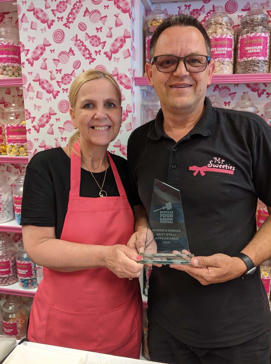 Sweeties in New Market Beccles have kindly sponsored our Mayors Award for best stall this year. #Beccles #Food&amp;Drink