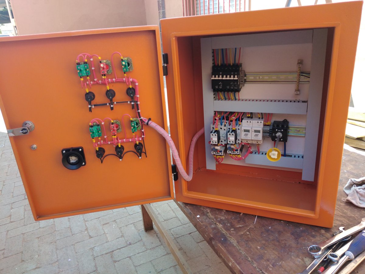 DorElectrical's tweet photo. Get the control you need with custom control panels

#MadeInBotswanaByBatswana🇧🇼

If you'd like to know about how we can custom design, manufacture and install your control panels

Call us at 73 234 502 or 72353257

Whatsapp 73018155

Email, valdorswitchboards@gmail.com https://t.co/nRL9yr988u