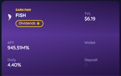 PolycatFinance's tweet photo. The single-stake $FISH Dividend Vault (that rewards bought-back $PAW) will go live in 1 HOUR at https://t.co/yJWEbJ8F7a

$FISH 🐟 $PAW 🐾
#Matic #Polygon #LiquidityMining #DeFi #Crypto #AMM #DEX https://t.co/GGbSTP8ax2