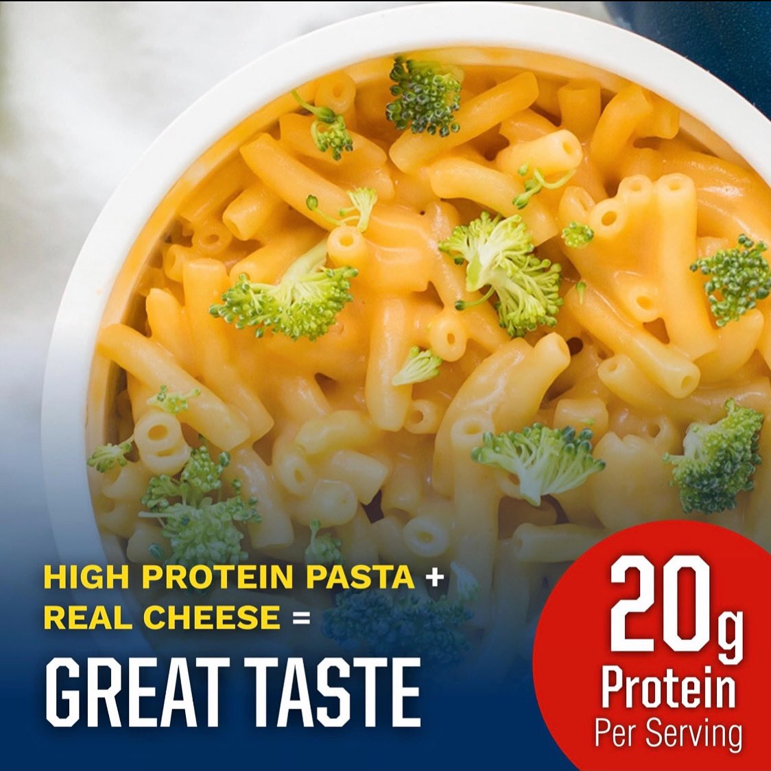 EatMuscleMac's tweet photo. Why choose #MuscleMac?
✔️ 20 grams of #protein per serving
✔️No artificial colors or flavors
✔️Real #cheese
✔️#Delicious! https://t.co/llIm4EQqAM