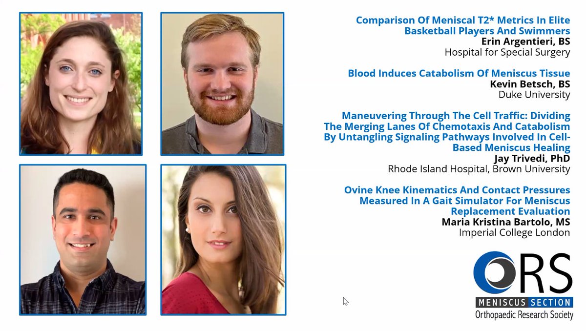 Kristina Bartolo (@mk_bartolo) on Twitter photo It was a pleasure to be invited to present our work at the #ORSMeniscusSection Virtual Poster Tour! A great opportunity to provide a follow-up to our talk at #ORS2021 🔗cattendee.abstractsonline.com/meeting/9235/P…
<a href="/ORSsociety/">Orthopaedic Research Society</a> <a href="/ICBiomechanics/">ImperialBiomechanics</a> <a href="/OrthonikaMedtec/">Orthonika</a> It was a pleasure to be invited to present our work at the #ORSMeniscusSection Virtual Poster Tour! A great opportunity to provide a follow-up to our talk at #ORS2021 🔗cattendee.abstractsonline.com/meeting/9235/P…
<a href="/ORSsociety/">Orthopaedic Research Society</a> <a href="/ICBiomechanics/">ImperialBiomechanics</a> <a href="/OrthonikaMedtec/">Orthonika</a>