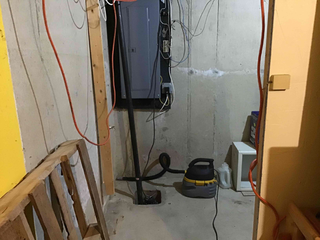 LeaderFSI's tweet image. Before and After waterproofing in Amherst, MA.