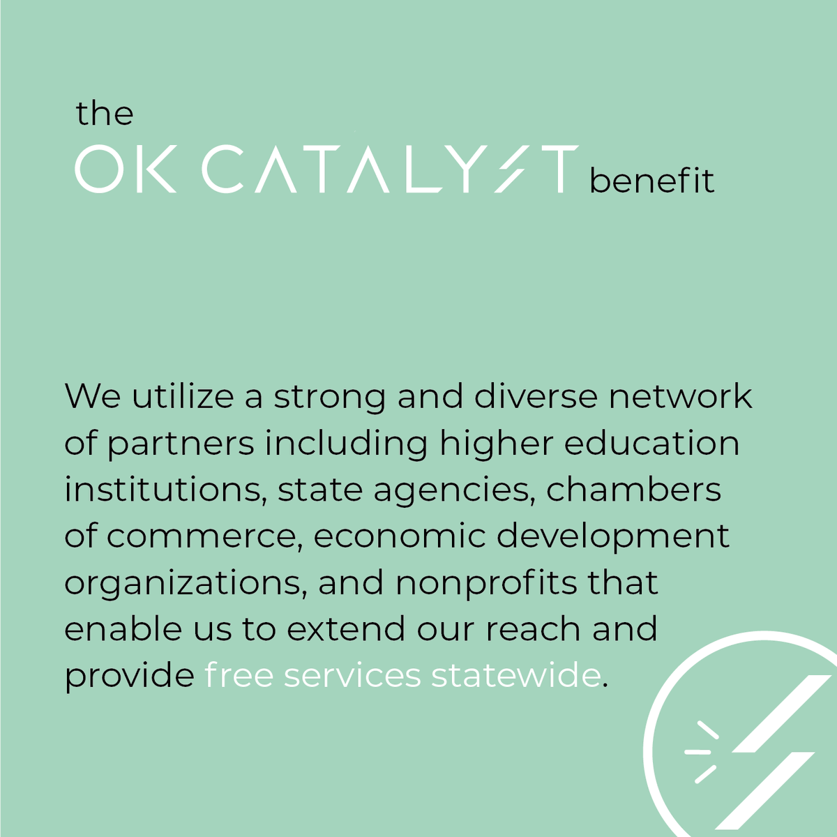 OKCatalyst's tweet photo. OK Catalyst is the best at what we do! How would you use our services?
#funding #sbir #smallbusiness #entrepreneur #innovate #innovation #okcatalyst #nonprofit #educate #business https://t.co/VOCS7fyPTy