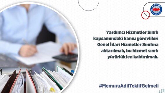 Toplu sözleşmede tekliflere evet denecek bir yaklaşımla masaya oturulmalı. Uzlaşma ve imza istiyorsak kamu  görevlilerinin mali, sosyal ve özlük haklarında cömert, demokratik haklarında cesur tekliflerle masaya gelinmeli.

#MemuraAdilTeklifGelmeli