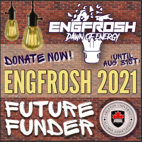 CUEngAlumni's tweet image. Fundraising: It’s that time of year… 👋🏻 We have officially launched the FutureFunder for those looking to support Carleton EngFrosh 2021 by donating! 💰 Link below: 

futurefunder.carleton.ca/campaigns/alum…