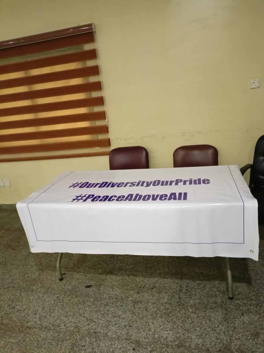 RafiuLawal88's tweet photo. Today, I am privileged to welcome a very special guest who just arrived Abuja for #BBFORPEACE's National Youth Dialogue on Peace and Security....Her Royal Majesty, the Traditional Ruler and Regent of Ibule-Soro kingdom, Ondo State. #NigeriaYouth4Peace #OurDiversityOurPride https://t.co/mChYdkeA81