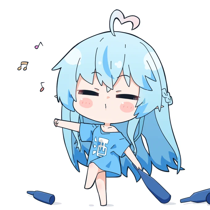 #LamyArt 

ノリノリのみのみラミィちゃん☃🍶 