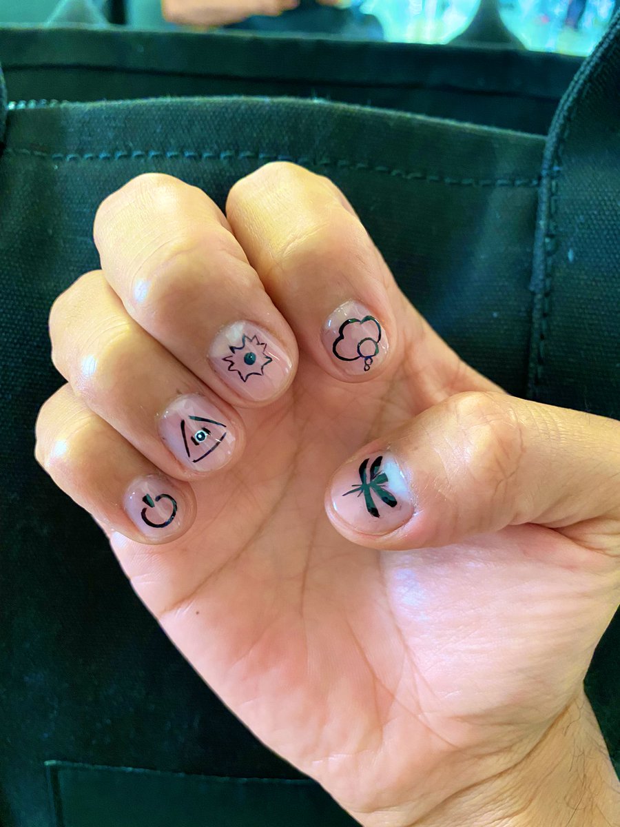 MrPocasPalabras's tweet image. I got my nails done 💅🏽 
@garbage 
#ShirleyManson #Version20 #garbageband