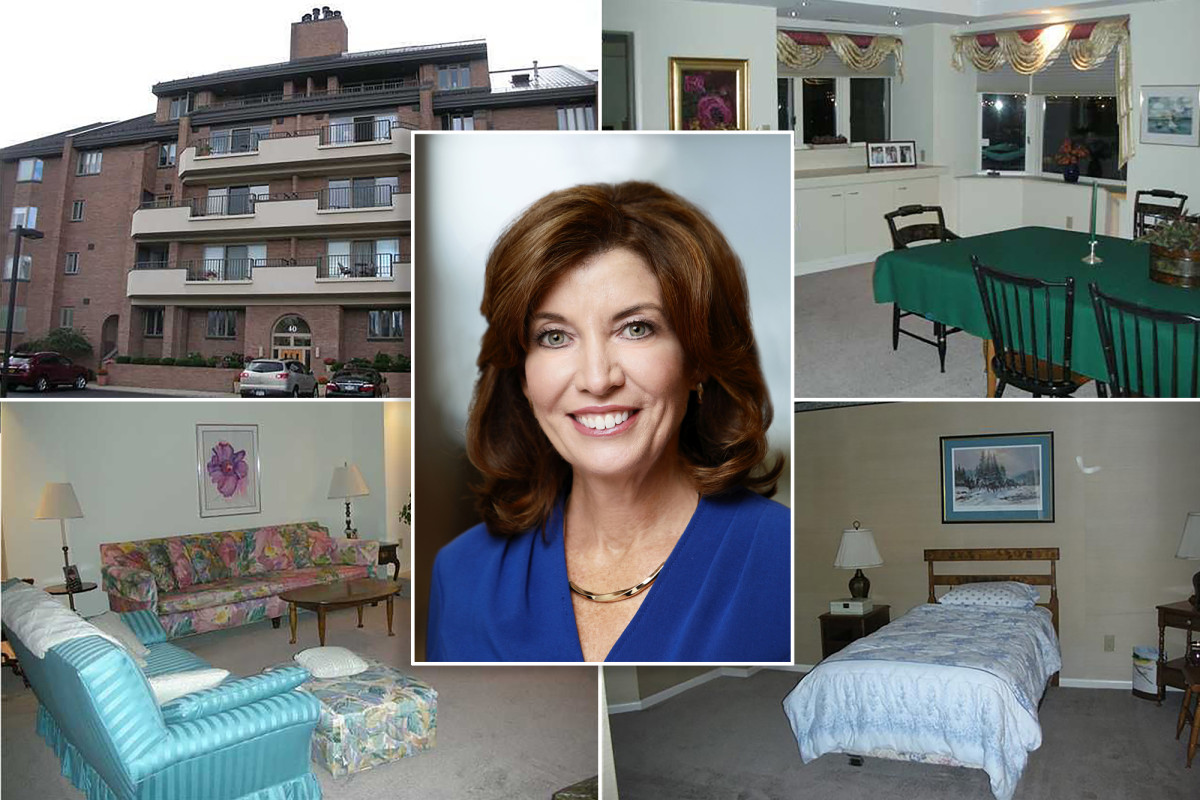 Kathy Hochul is upgrading to the governor's mansion from this $485K condo