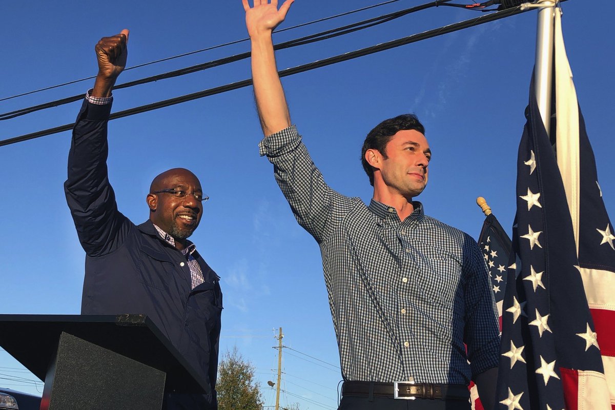 RT @QondiNtini: @ossoff Senator Jon Ossoff and Senator Raphael Warnock’s win in Georgia gave us this victory. https://t.co/1EBzwXGZ7D