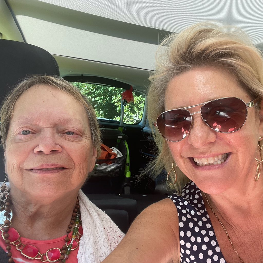 Out with my parishioner Judy on a monthly coffee date