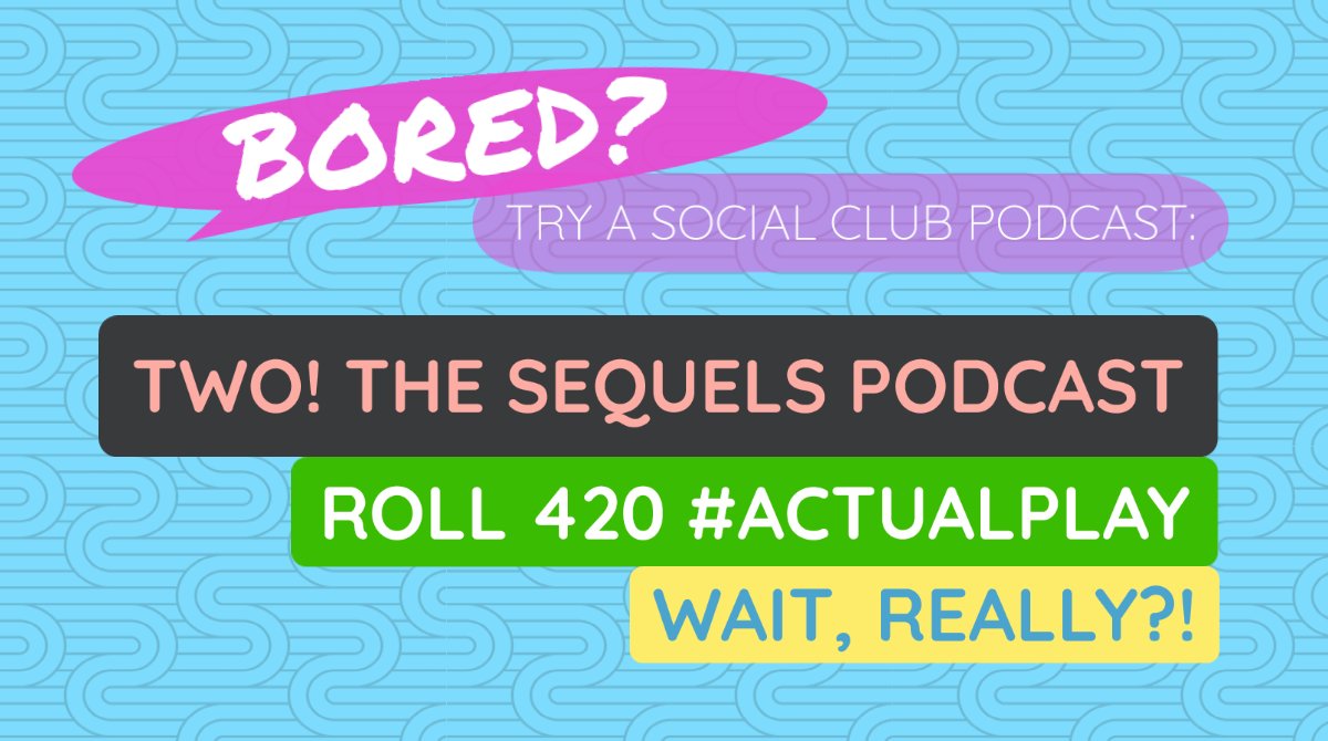 You may have noticed we've been a lil sleepy this summer 😴The Club crew has been getting some rest and recharging ⚡️⚡️⚡️ 

Miss us? Listen to our #podcast episodes! 
🤯Two!: thesequelspodcast.transistor.fm
🎲Roll 420: roll420.transistor.fm
🗣️Wait, Really?!: waitreally.transistor.fm