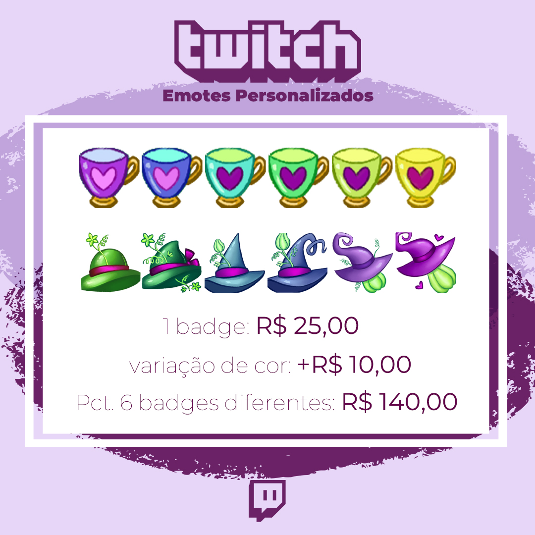 ArtStation - ALL twitch emotes and badges 2020