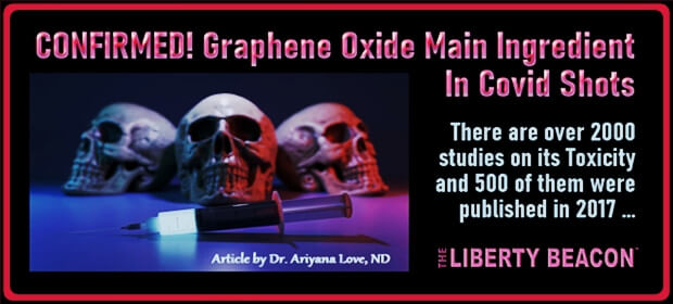 Graphene Oxide Detox 2 Meta Nutrients on Twitter: "CONFIRMED! Graphene Oxide Main Ingredient In Covid Shots By Dr. Ariyana Love, ND #News #Graphene @thetlbproject ~ See article: https://t.co/jxi0fTU2Ee… https://t.co/K13PVqkk2j"