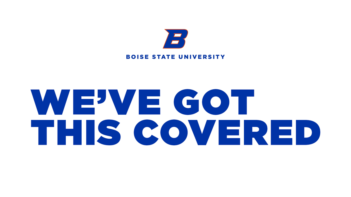 NOTICE: Effective August 12, 2021, #BoiseState will reinstate facial covering requirements in indoor spaces and crowded outdoor spaces on campus.
Details at: boi.st/WeveGotThisCov…