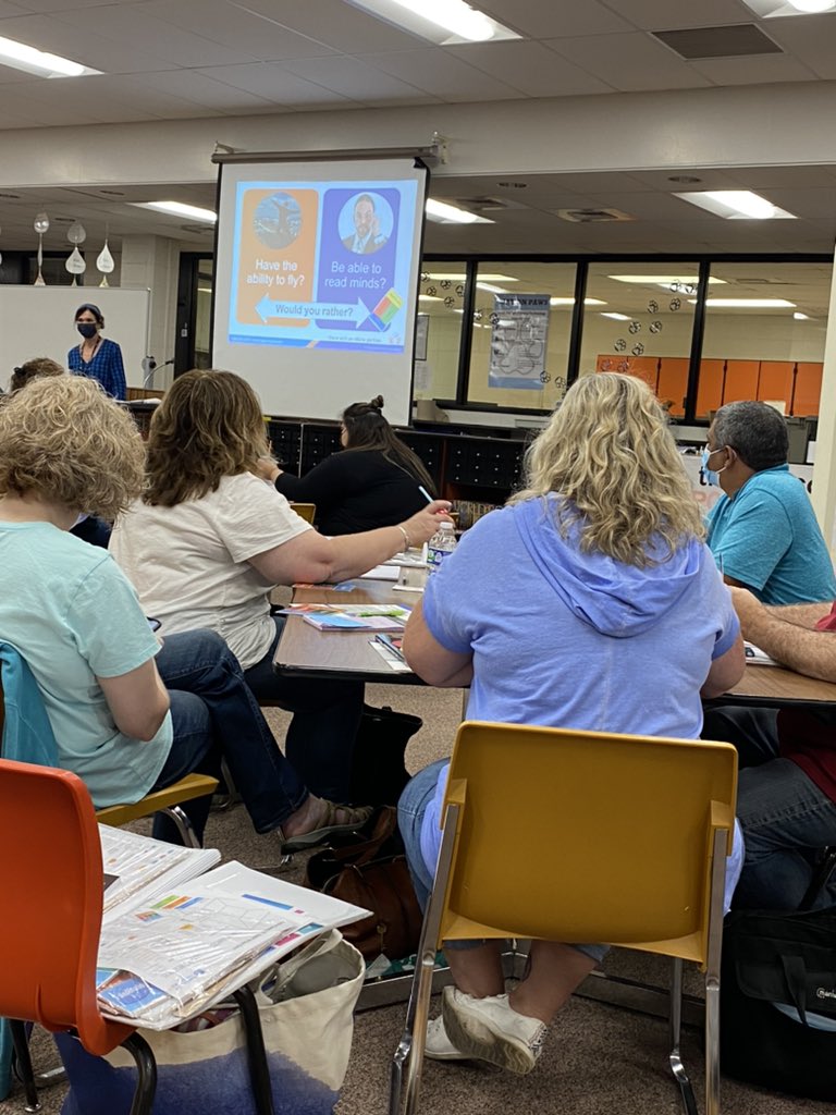 Heritage teachers knocking it out of the park today! #BeTheOne