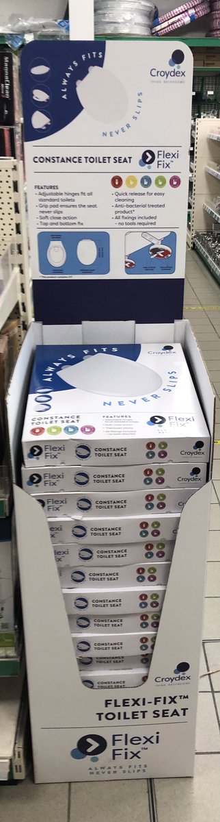 MCroydex's tweet photo. Great range of trade essentials from Croydex now in stock at Huws Gray in Newmarket including our Amalfi shower accessories and Flexi-Fix innovation toilet seat! @Huws_Gray @RIDGEONS @CroydexTrade @ACroydex @Croydex #amalfi #toiletseatinnovation #Flexifix https://t.co/NLPSjp4S8g