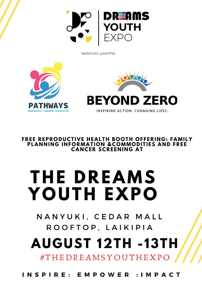 PublicPathways's tweet photo. Services Just got closer! And #Condoms too! Join Us and @LaikipiaCountyG at the #Thedreamsyouthexpo, powered by @DDINITIATIVE on 12th/13th of Aug as we Mark #IYD2021.
Come and receive information/Services on #SRH and #FP as well as have fun with the #BlowingCondoms initiative! https://t.co/6QSZ7ZH3ha