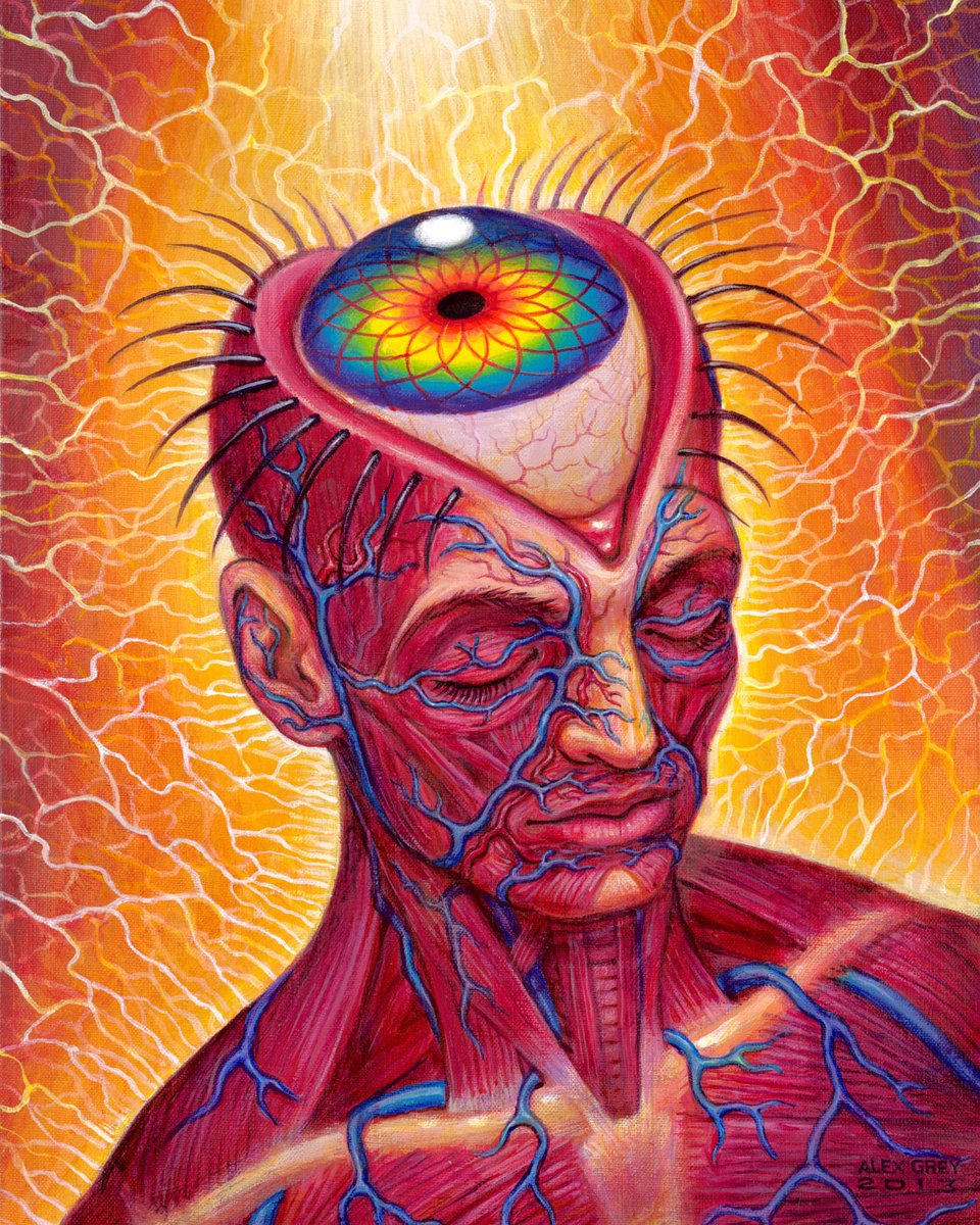 The imagination is an aperture through which the entire universe passes.

Featured art: Aperture, 2010, acrylic on linen, 11 x 14 inches.