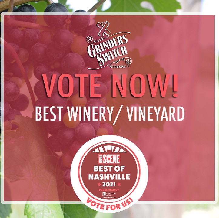Voting for <a href="/nashvillescene/">Nashville Scene</a> is open and we are hoping you’ll vote us for beat winery/ vineyard. 

Follow the link in our bio or visit nashvillescene.com/bon2021/ballot/

#bestofnashville #BON21 #bestwinery #nashvillewinery #nashville #do615 #votebon21 #tennesseewinery