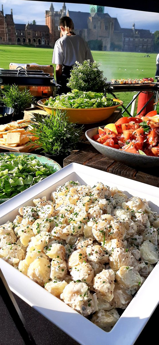 ChrisPennycott's tweet image. Spectacular views from the cricket pavilion this evening with the smell of BBQ in the air @IndiesSodexo @julie_linzell