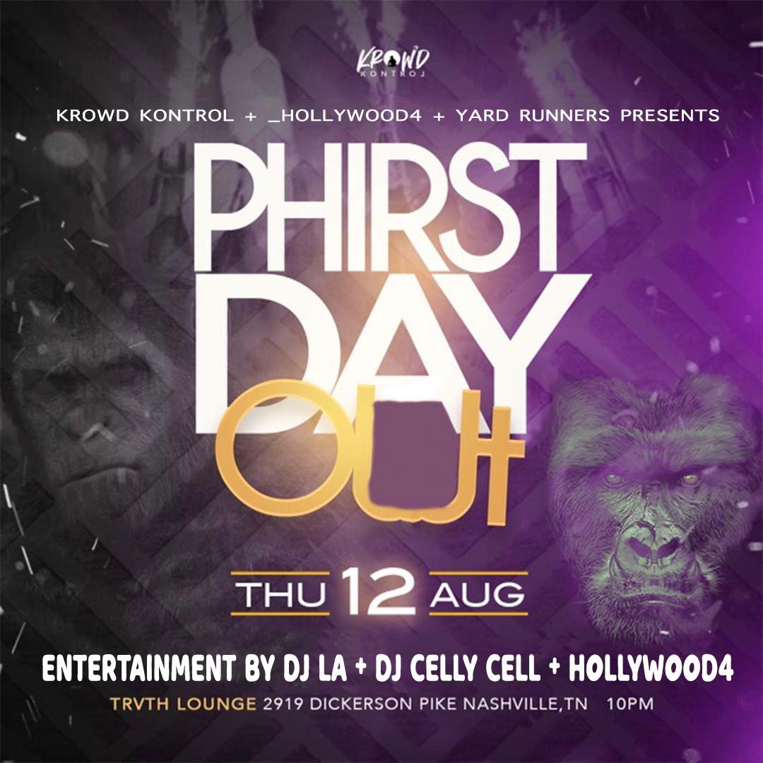 PHIRST DAY OUT presented by <a href="/krowddkontrol/">Krowd Kontrol</a> TOMORROW AUGUST 13TH ❕ TURNT DJS ❕ SPECIAL ENTERTAINMENT 🤪❕ WE TURNING UP ALL WEEKEND ❕ COME SEE ABOUT IT 🎤#krowdkontrol #tsu22 #tsu23 #tsu24 #tsu25