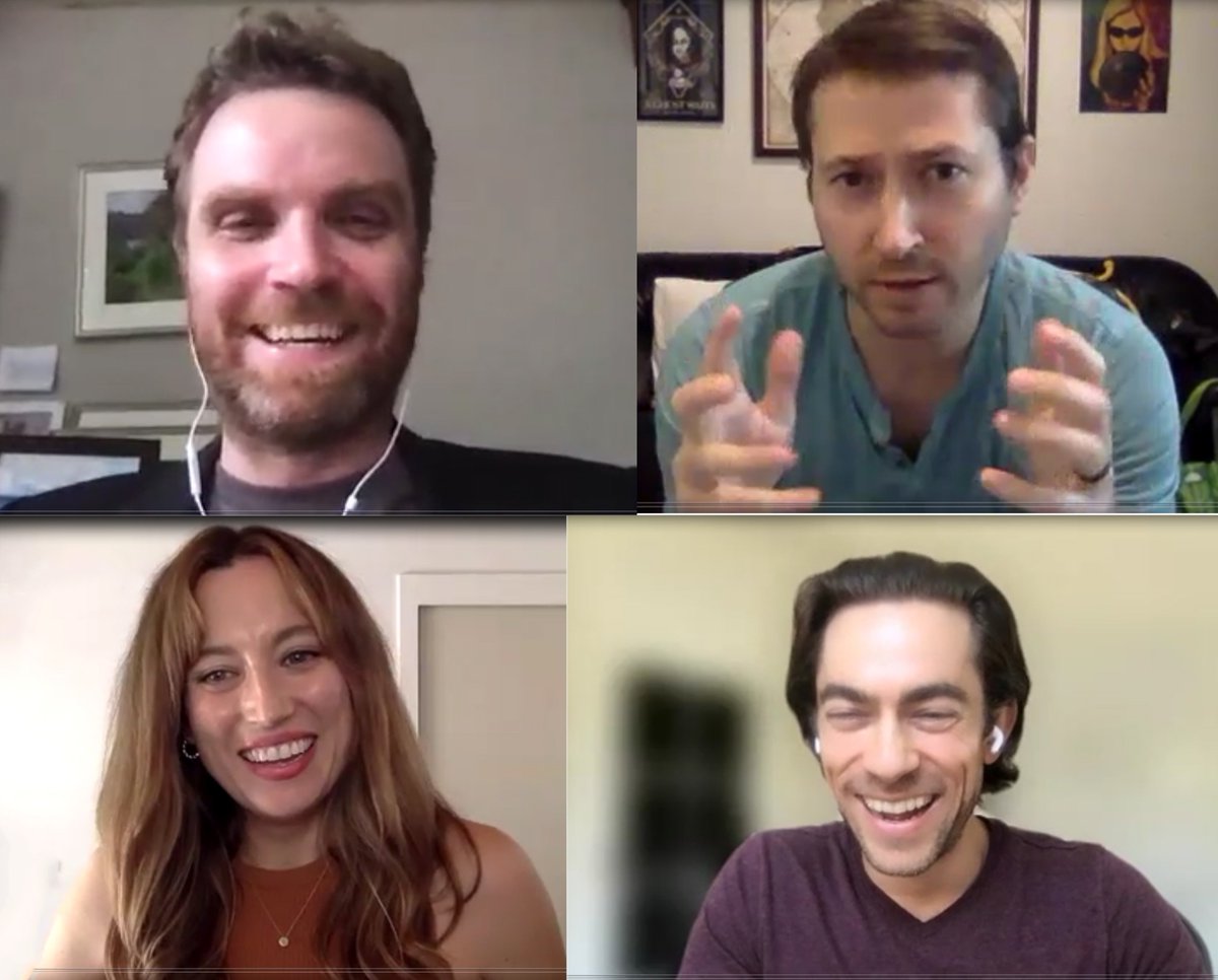 Loved talking with #WhenIConsumeYou's #PerryBlackshear, @MacLeodAndrews, <a href="/LibEwing/">Libby Ewing</a>, and <a href="/EvanDumouchel/">Evan Dumouchel</a> about #WhenIConsumeYou, a poignant, terrifying tale of revenge, filial devotion &amp; the place of kindness in the world. World Premier 8/18 at <a href="/FantasiaFest/">Fantasia International Film Festival</a>