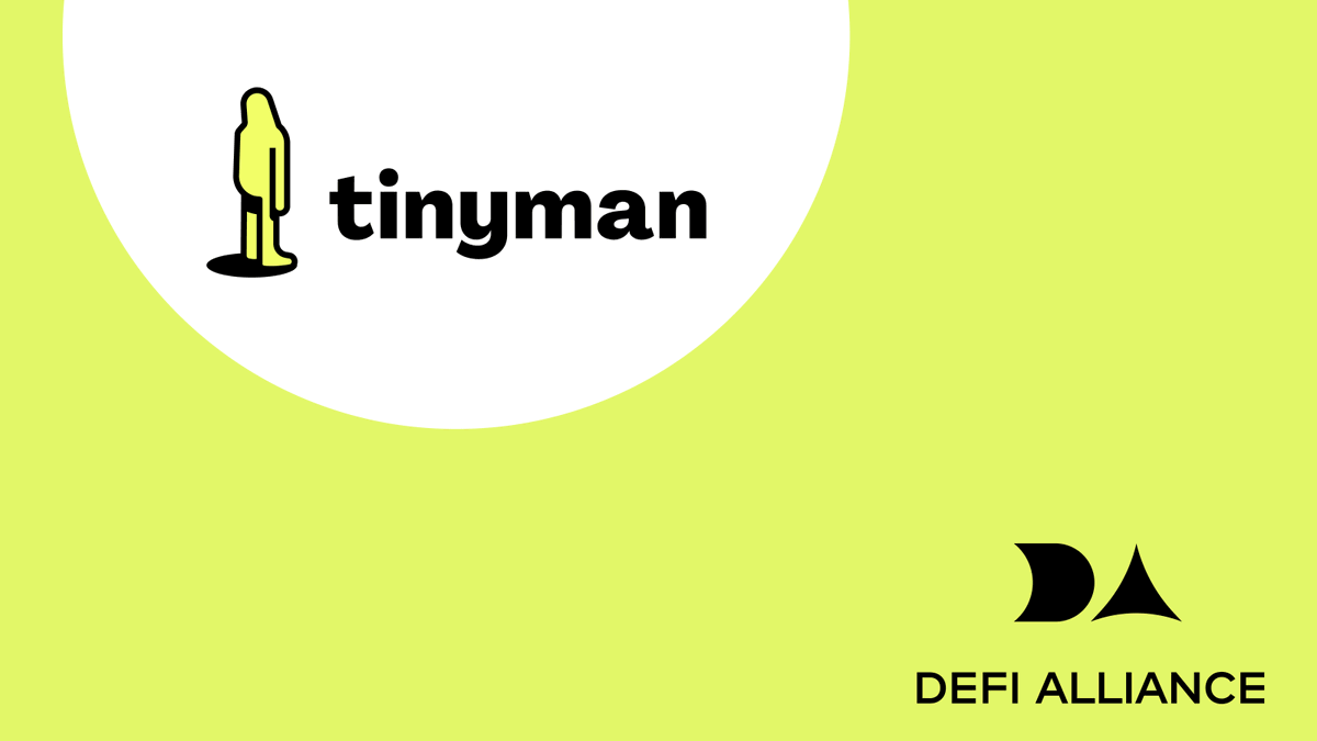 alliance's tweet photo. DeFi Alliance is proud to announce our 12th acceptance for Accelerator Cohort 5: 
 
@tinymanorg 
https://t.co/KOpoFSezqm https://t.co/OdIVyqsncu